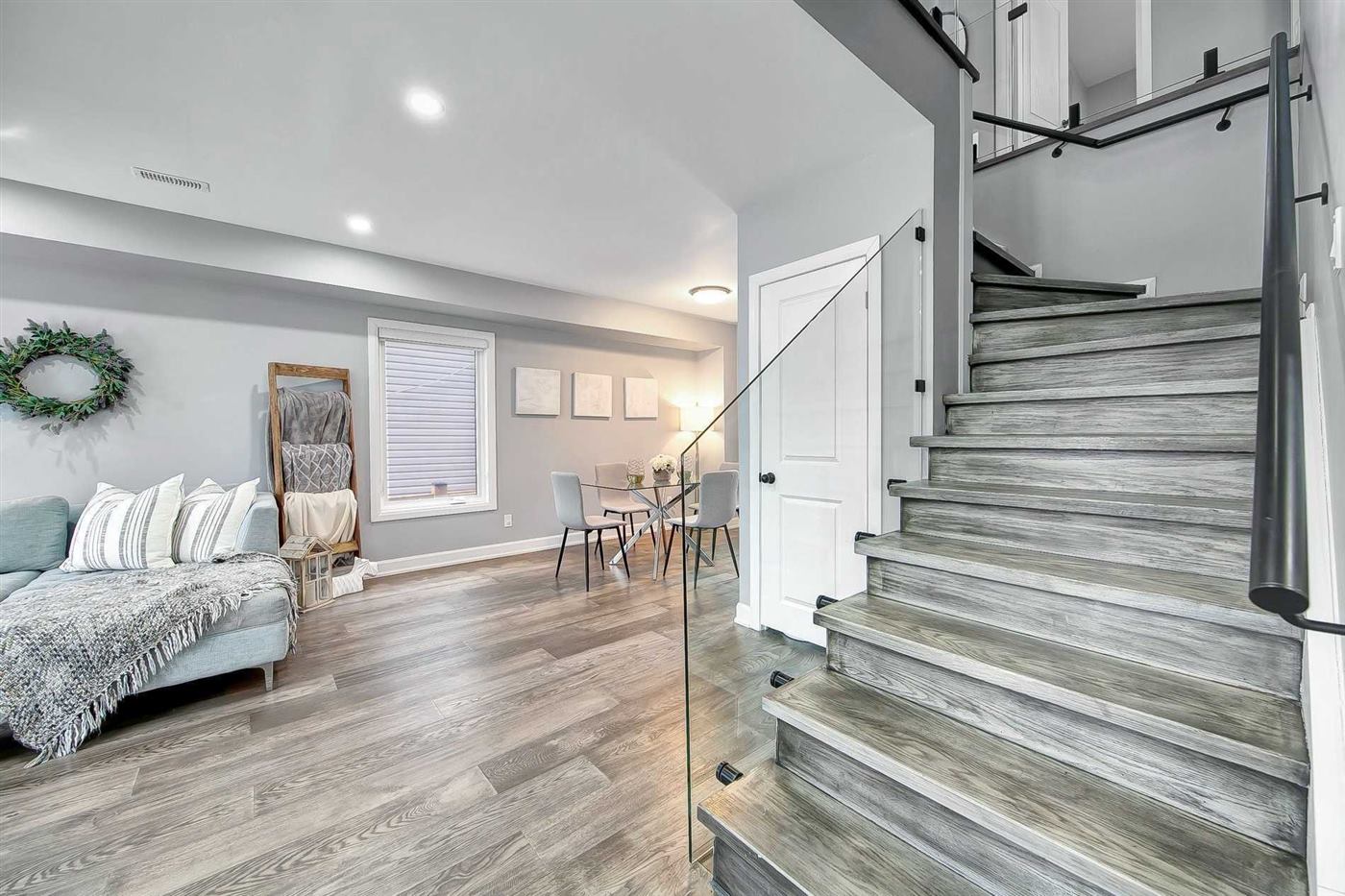 New staircase to the second-storey addition, East Street project