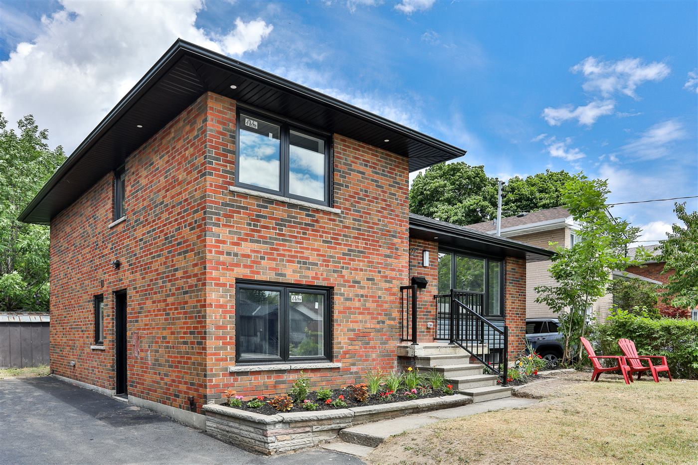 Heatherington Drive exterior after complete renovation