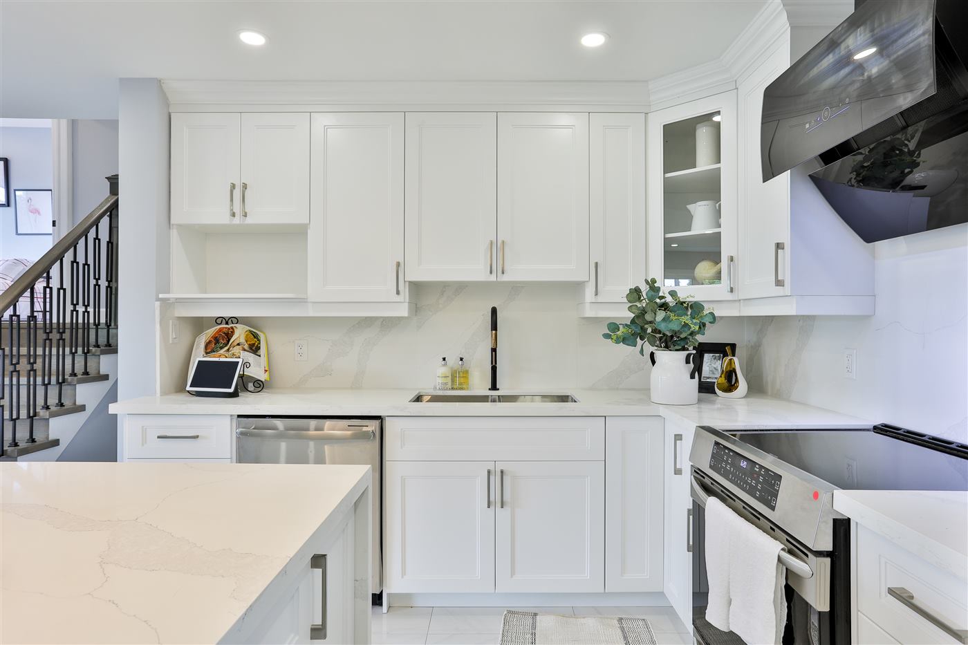 Kitchen finish detail, Heatherington Drive renovation